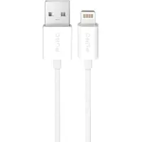 Puro TPE 12W USB-A - Lightning-kabel 3 m - hvid
