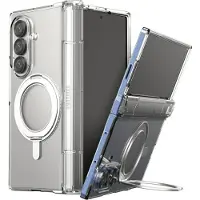 Araree Dėklas Nukin 360 S MagSafe Qi2 Kickstand do Samsung Galaxy Z Fold7 permatomas