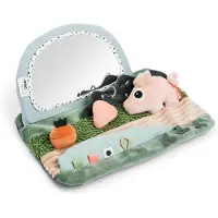 Done by Deer Tummy Time Sensory Mirror Tiny Farm Baby Legetøj