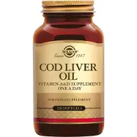 Solgar , Kodeleverolie, Vitaminer A & D, 250 Softgels