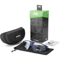 RockBros cykelbriller fotochrom UV400 med etui SP216BL blå