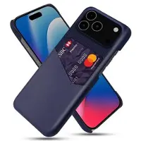 Mtp Products iPhone 17 Pro Max KSQ Cover med Kortholder - Blå