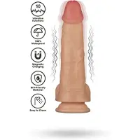 Vuxen Realistic Vibrating Power Cock 23 cm