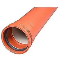 Wavin 160 x 2000 mm PP-kloakrør m/muffe, klasse N SN4, EN 13476