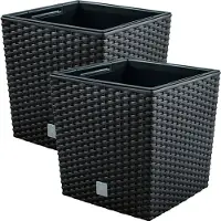 Wellhome 2 Tids Pot Enheder Med En Kubbe Til Plantning 64l 40x40x41 Cm