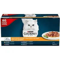 Purina Gourmet Perle Mini Fileter I Sauce 60x85g Vådfoder Til Kat