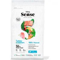 Dibaq Sense Grain Free Puppy Hundefoder Med Laks Og Kalkun 2kg