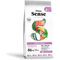 Dibaq Sense Grain Free Delicious Kattefoder Med Fisk Og Kalkun 6kg