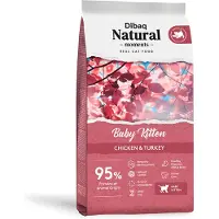 Dibaq Natural Moments Baby Kitten Kylling-og Kalkunfoder Til Katte 2kg