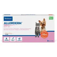 Virbac Allerderm Spot On 6 x 2 ml - (lille hund og kat)
