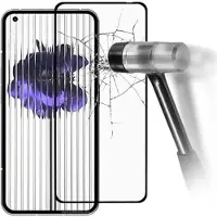 Mtp Products Full Cover Nothing Phone (1) Hærdet Glas - 9H, 0.3mm - Sort