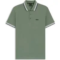 Boss green BOSStil mænd. 50469055 Grøn Paddy-polo (M), Casual, Bomuld, Korte ærmer