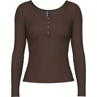 Pieces Shirts 'PCKitte' choko