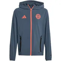 Adidas Bayern München Træningsjakke Tiro 25 Competition Vis Tech Travel - Grå/Orange Børn - , størrelse 116 cm