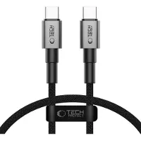 TechProtection UltraBoost DNA Type-C-kabel - PD 100W/5A, 50cm - jerngrå