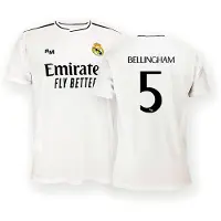 Real Madrid 24/25 Bellingham Hjem T-shirt Med Korte ærmer