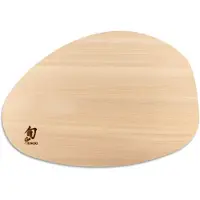 Kai Shun Hinoki Oval Cutting Board Size M, cutting board Hinoki wood, 32 cm x 22 cm
