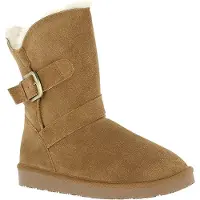 Gooce Snowboots 'Blume' kastaniebrun