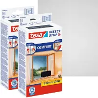 TESA COMFORT 55388-00500-01 Fluegitter (B x H) 130 cm x 150 cm Antracit 2 stk