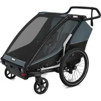 Thule - Sportsbarnevogne - Chariot Cab Dark Slate til Unisex - Blå