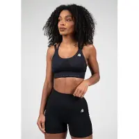 Gorilla wear Whitney sømløs sports-BH sort