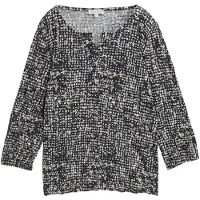Tom Tailor Bluse camel / navy / hvid