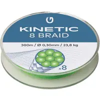 Kinetic Cyber 8 Flettet Fiskesnøre 300 M