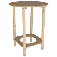 Wellhome Gazte Båre Bord Finish Uden Lak 60x60x75 Cm