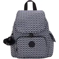 Kipling Rygsæk 'CITY' marin / sort / hvid