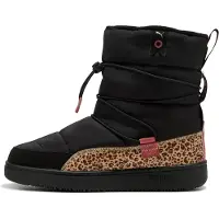 Puma Snowbae Animal Flair Boots Women, Shoes, Black/Toasted Almond, 35.5