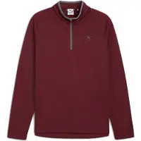 Puma Waffle Fleece Quarter-Zip Top Men, Sport, Ruby Shimmer, XL