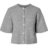 Pieces Cardigan 'PCSilly' grå-meleret