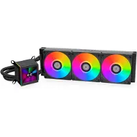Lian Li Galahad II LCD - Processors flydende kølesystem - topmonterbar, frontmonterbar, sidemonterbar - Radiatorstørrelse: 360 mm - (for: AM4, LGA1200, LGA1700, AM5, LGA115x Socket) - 120 mm - sort