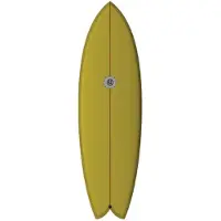 TSA Element Twin Fish Mustard 3f Future 6´2´´ Surfbræt