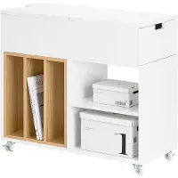 SoBuy mobilt arkivskab med hjul FBT134-W