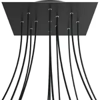 Creative Cables Krovnq4012f103 Xxl Rose-one Kvadratisk Mat Sort Rosesæt