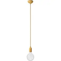 Creative Cables Med Bulb Silikone Farverig Pendellampe Med Tekstilkabel