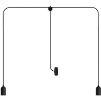 Creative Cables T-snake Eiva Ip65 Udendørslampe Med 2 Lyskilder Og Roset