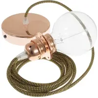 Creative Cables Rz24 Zigzag 1 M Hængende Lampe Pendel Til Lampeskærm