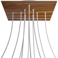 Creative Cables Kroq4010f110 Xxl Rose-one Kvadratisk Trærosesæt