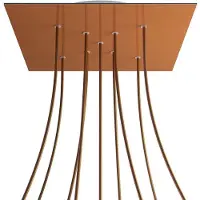 Creative Cables Kroq409xf108 Xxl Rose-one Square Satin-kobberrosa Sæt