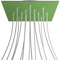 Creative Cables Kroq4014f116 Xxl Rose-one Square Grøn Eng Rosekit