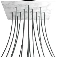 Creative Cables Krovnq4015f105 Xxl Rose-one Square Carrara Marmor Rose-sæt