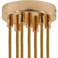 Creative Cables Krm576fraterm Metal Cylindrisk Lampe Loftroset Kit