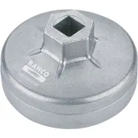 Bahco Skål Til Oliefiltre 14 Sider 74 Mm