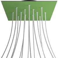 Creative Cables Krovnq4014f116 Xxl Rose-one Square Green Meadow Rose Kit