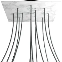 Creative Cables Krovnq4012f105 Xxl Rose-one Square Carrara Marmor Rosesæt