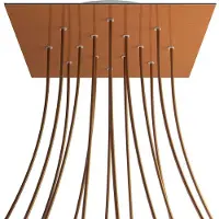 Creative Cables Kroq4014f108 Xxl Rose-one Square Satin Copper Rose Kit
