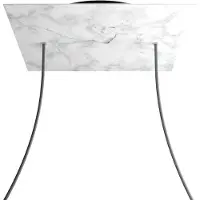 Creative Cables Krovnq402f105 Xxl Rose-one Square Carrara Marble Rose Kit