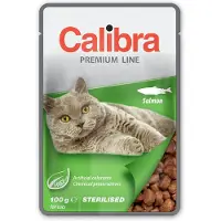 Calibra Steriliseret Pose Laks Æske 24x100g Vådfoder Til Kat